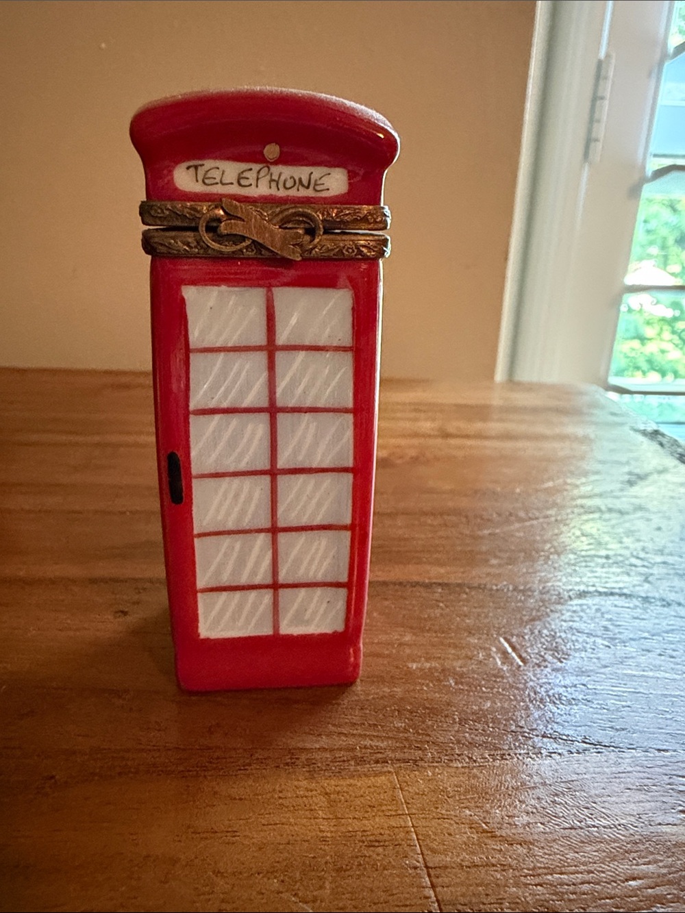 Limoge British Phone Box vintage